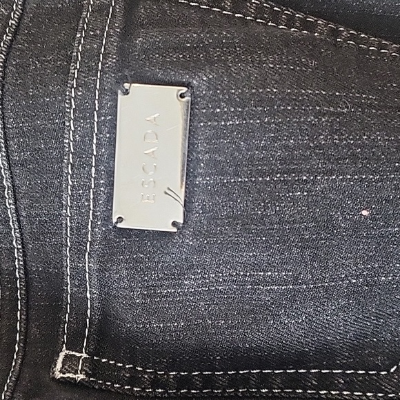 ESCADA💥 NWOT wide leg high waiste jeans with slimming jeans - Picture 8 of 13